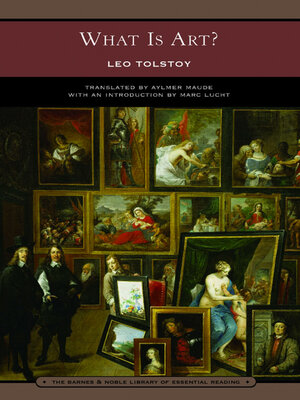 cover image of What Is Art? (Barnes & Noble Library of Essential Reading)